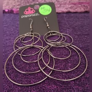 Paparazzi Silver Hoop Earrings